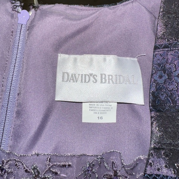 David’s Bridal • Vtg. 2000s 2 Piece Dress • Size 16 • Prom + Homecoming - Picture 3 of 9